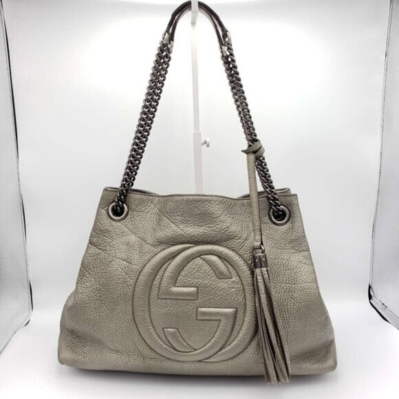 Gucci GG Soho on Chain Medium Shoulder Bag 550-042424 - Picture 1 of 16